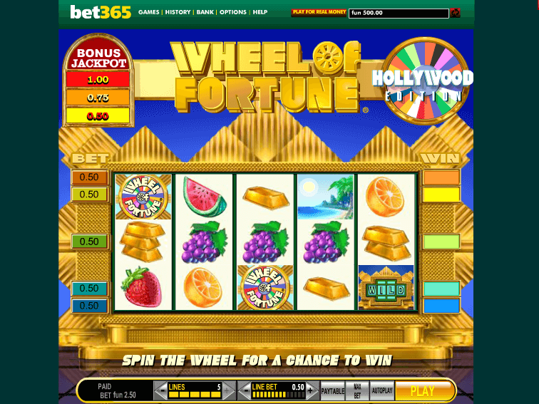 Play Wheel Of Fortune Slot Online