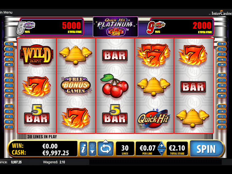 Quick Hit Slot Machine Online
