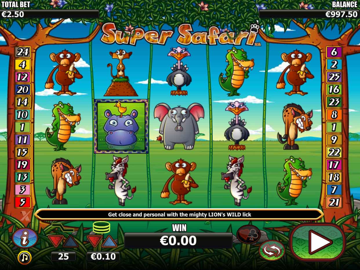 Super Safari Slot Machine