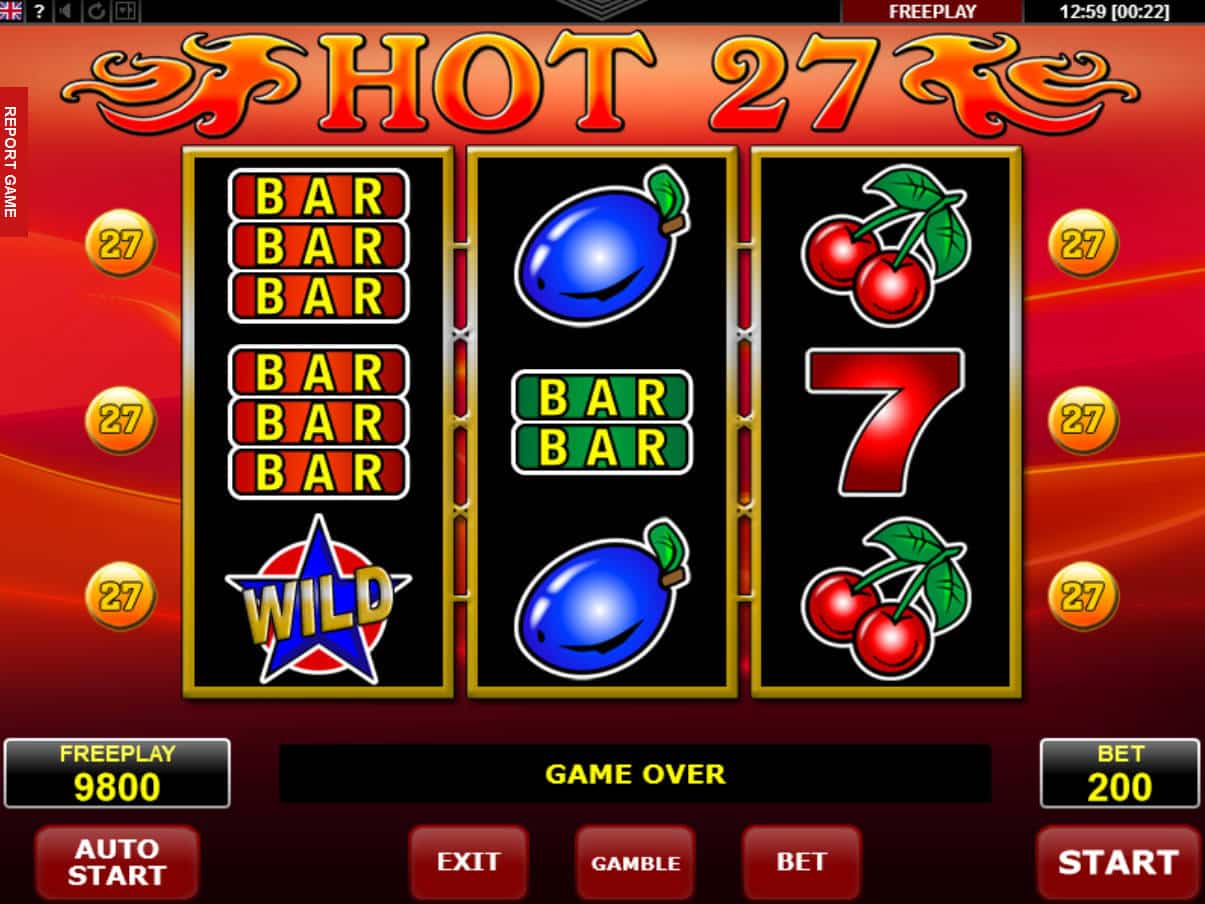 Sizzling Hot Slot Machine Gratis