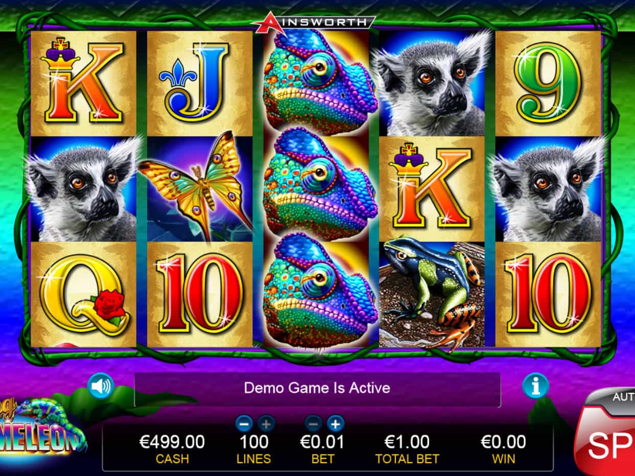 King Chameleon Slot Machine