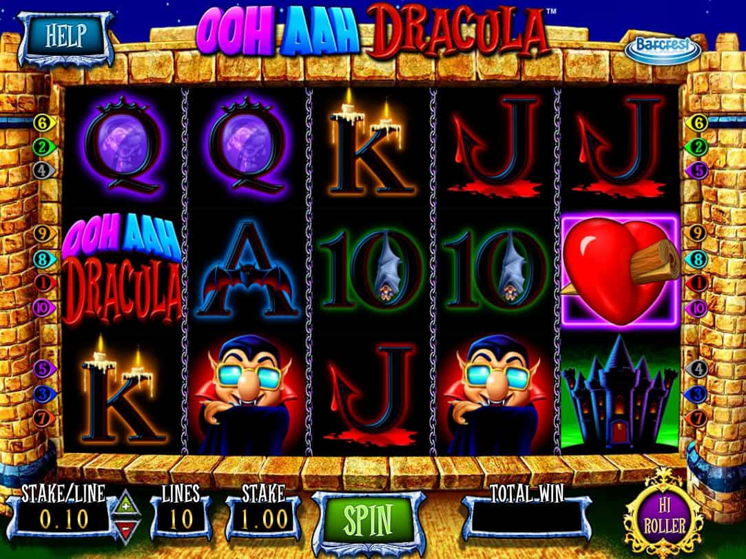 Ooh Aah Dracula Slot Machine