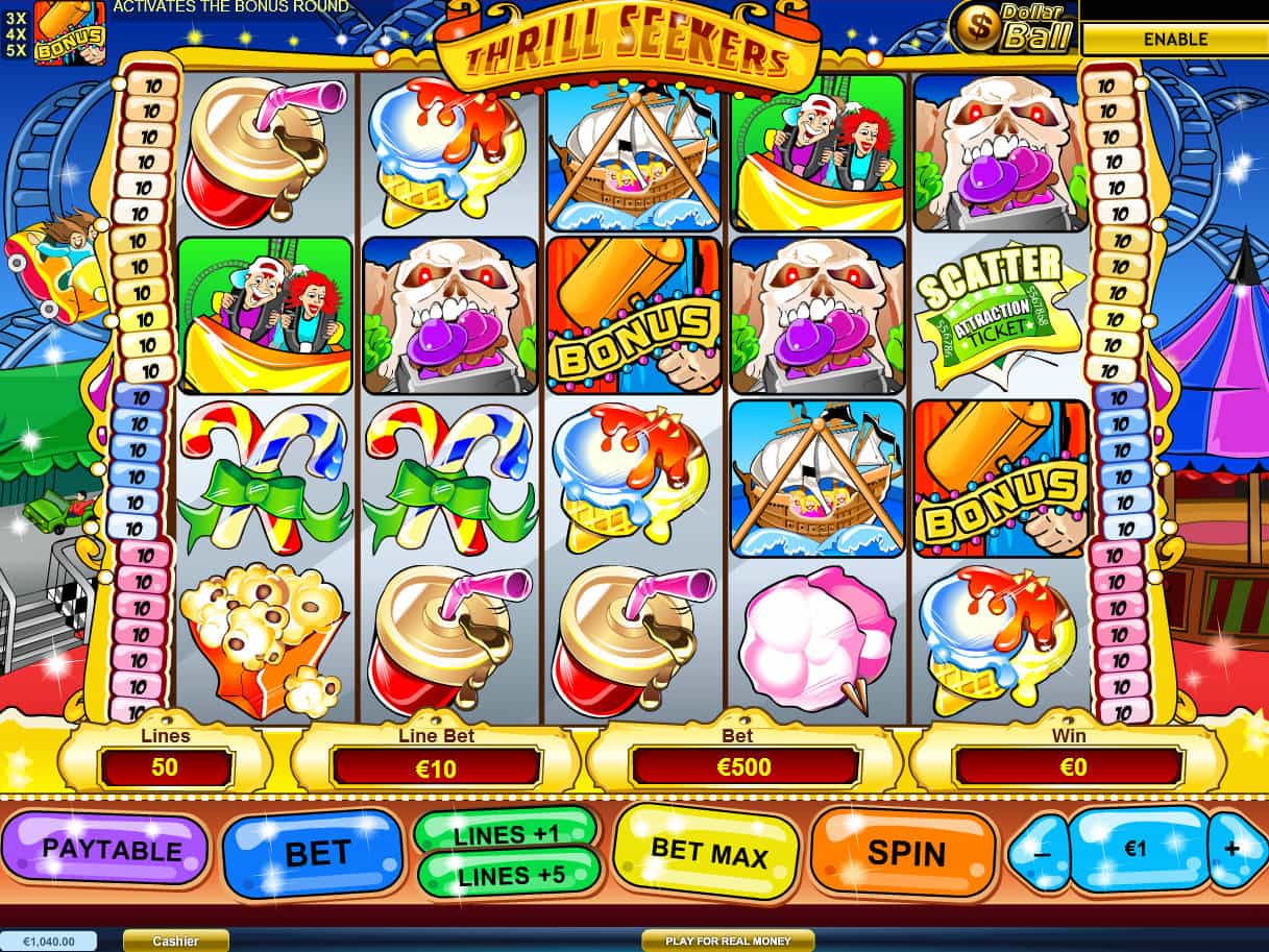 Thrill Seekers Slot Machine