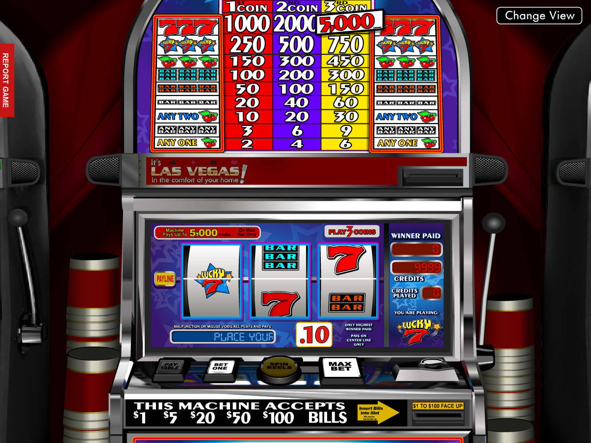 Lucky 7 Slot Machine