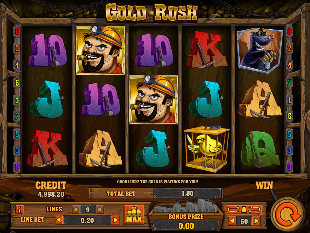 Free Gold Rush Slot Game