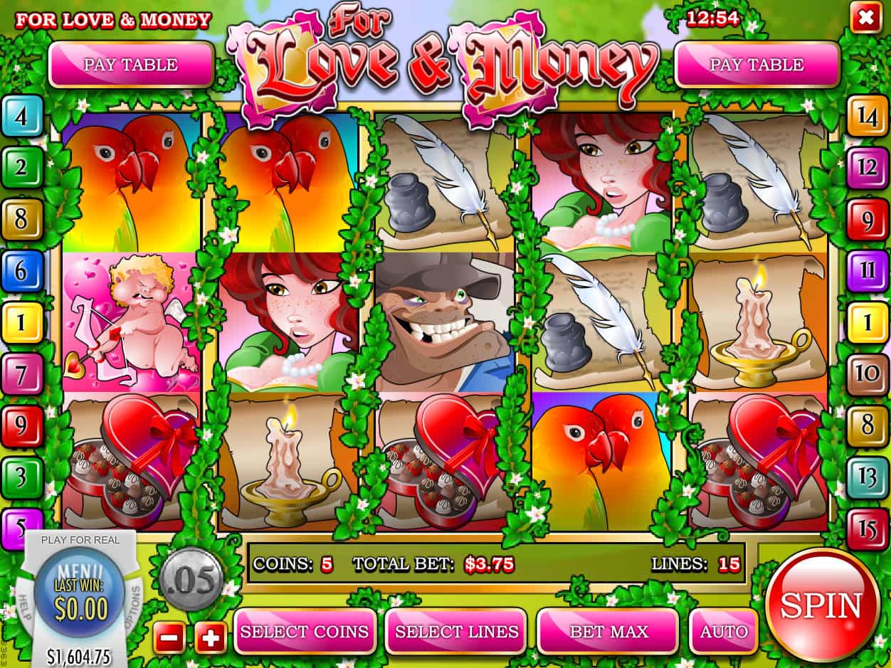 For Love And Money Slot Machine