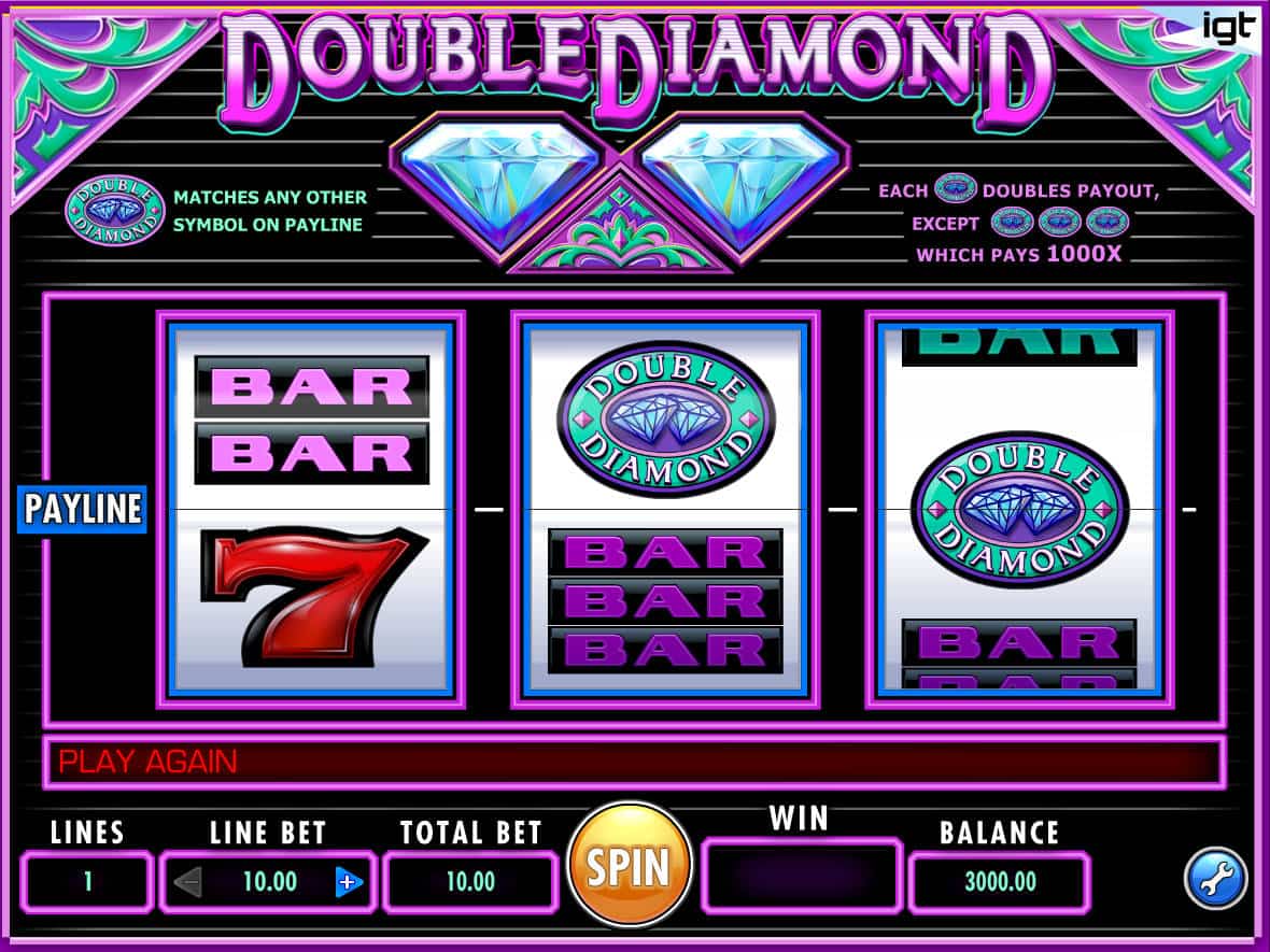 Double Diamond Slot Machine Game