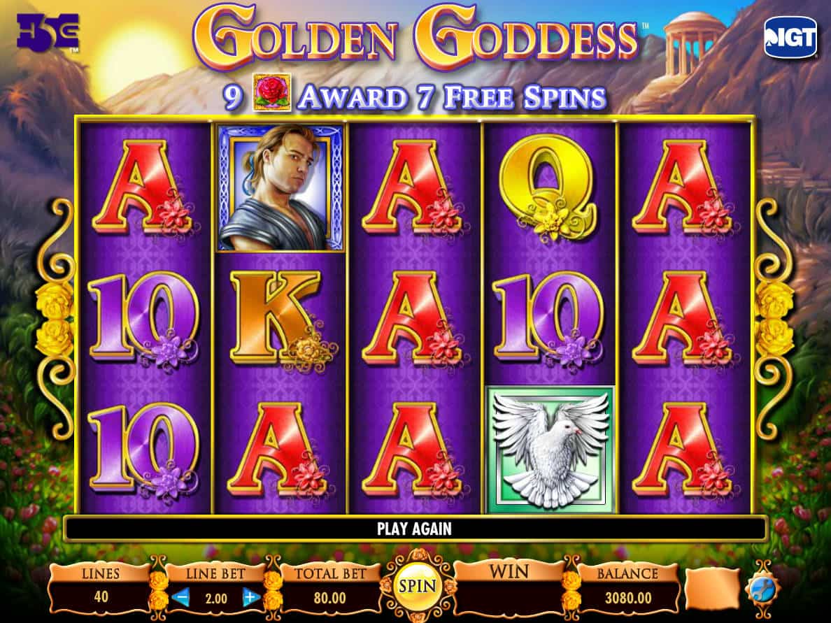 Free Golden Goddess Slot Machine
