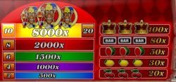 Kostenloser Casino-Spielautomat Joker 8000