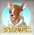 Scatter-Symbol des Casino-Spielautomaten Diamond Dogs