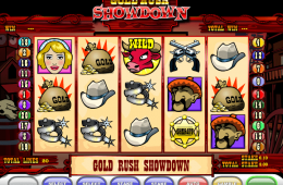 Konstenloser online Spielautomat Gold Rush Showdown