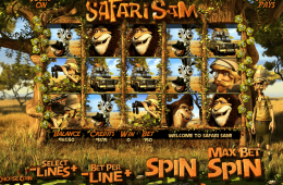 Bild vom kostenlosen online Spielautomat Safari Sam