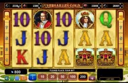 Kostenloser Online-Spielautomat Versailles Gold ohne Einzahlung