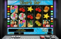 Divertida tragamonedas gratis de casino Oliver's Bar