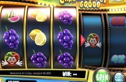 Máquina tragaperras de casino Crazy Jackpot 60,000
