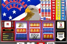 Una imagen de la tragaperras de casino American Eagle