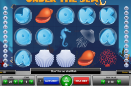 Az Under the Sea ingyenes online nyerőgép képe