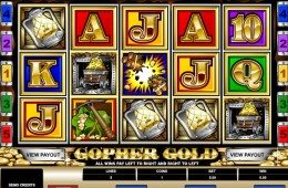 Játsszon az ingyenes Gopher Gold online nyerőgéppel