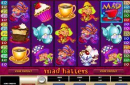 Nyerőgépes játék Mad Hatters online ingyenes