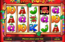 Online casino nyerőgép Happy Fruits