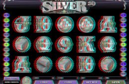 Online casino nyerőgép Sterling Silver 3D