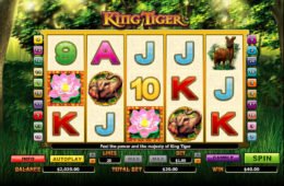 Ingyenes casino nyerőgép King Tiger online