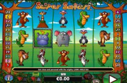 Online nyerőgépes játék Super Safari