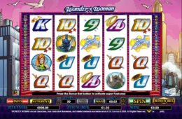 Nyerőgépes ingyenes kaszinó játék Wonder Woman