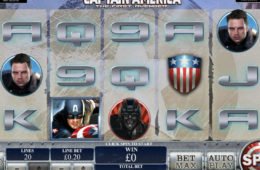 Spin online ingyenes nyerőgép Captain America
