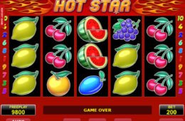 Casino nyerőgépes játék Hot Star online