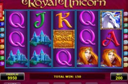 Play free slot game Royal Unicorn no deposit