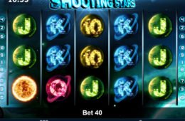 A Shooting Stars online nyerőgépes játék képe
