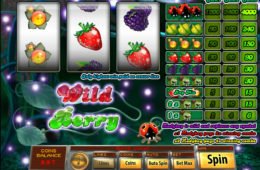 Játsszon a Wild Berry 3-reel nyerőgéppel