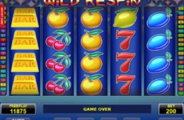 Online nyerőgépes játék Wild Respin befizetés nélkül