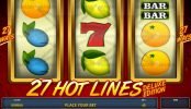 27 Hot Lines Deluxe Edition ingyenes casino nyerőgép