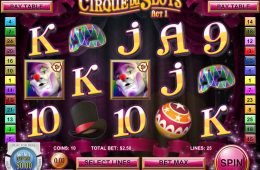 Nyerőgépes játék Cirque du Slots online