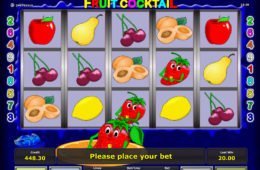Fruit Cocktail online casino nyerőgép