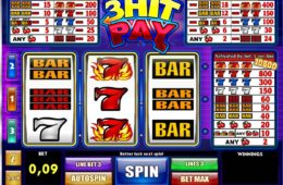 Casino online nyerőgép 3 Hit Pay befizetés nélkül