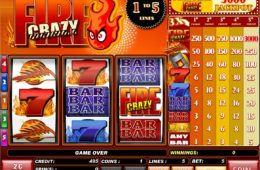 A Crazy Fire online casino játékgép képe