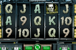 Wygląd darmowej maszyny do gier online Frankenstein
