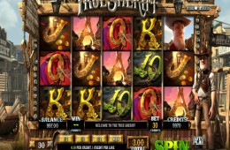 The True Sheriff free online slot machine game