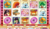 Zakręć bębnami gry hazardowej Geisha Story online