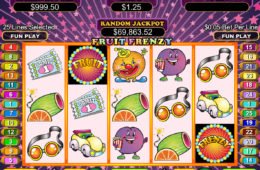 Obrazek z gry na maszynie kasynowej online Fruit Frenzy