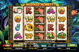 Joc de păcănele gratis online Mad Mad Monkey