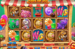 Joc de păcănele online distractiv Toys of Joy