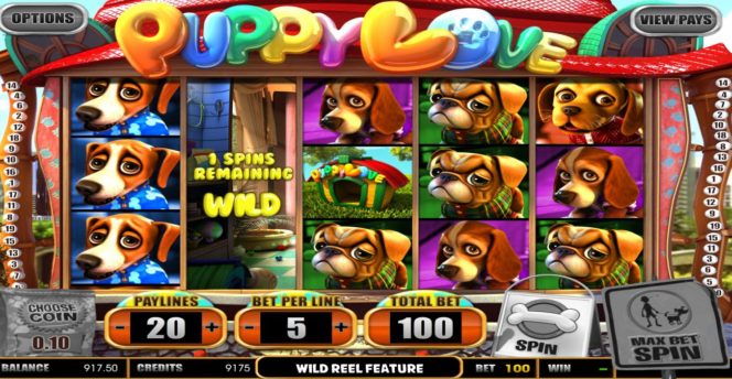 казино игровой аппарат без депозита Puppy Love