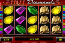 Играть онлайн игровые автоматы  бесплатно Hot Diamonds