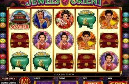 Бесплатный онлайн игровой автомат Jewels of the Orient