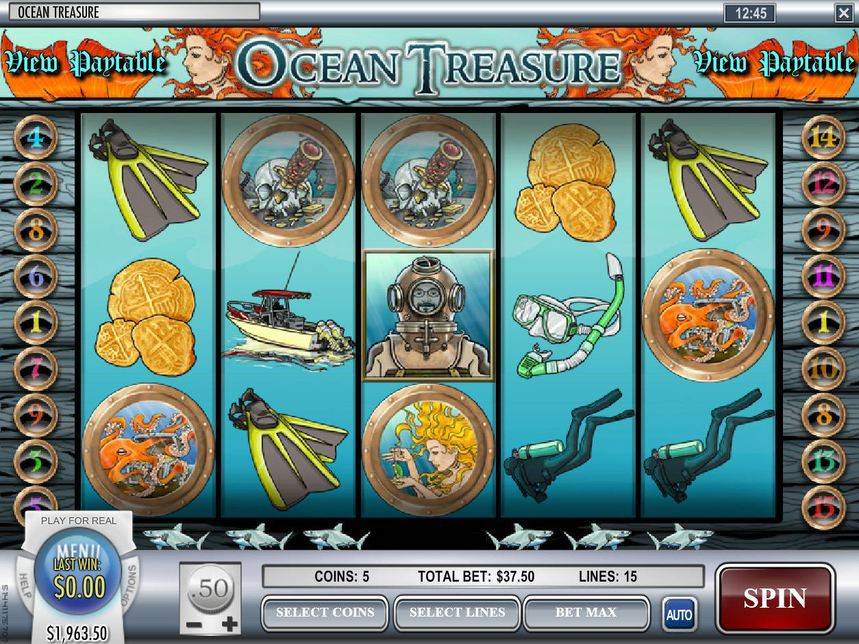 Ocean treasure игровой автомат онлайн игры казино вулкан