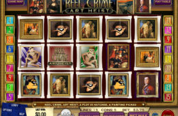 Игровой автомат Reel Crime: Art Heist играть бесплатно онлайн